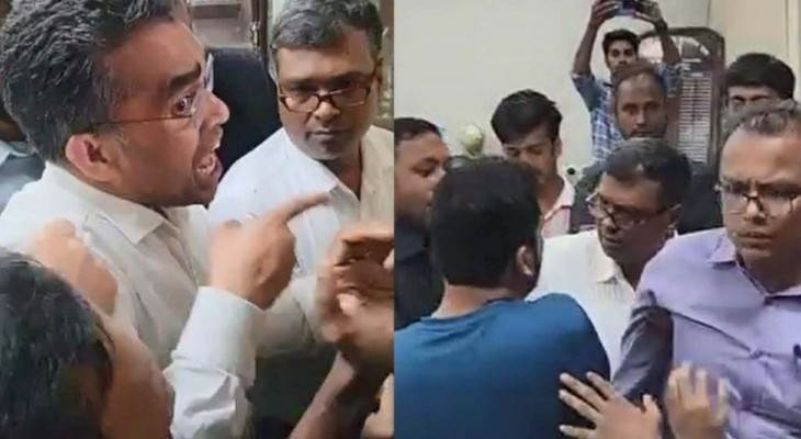 ঢাবির হলে সিসি ক্যামেরার ফুটেজ নিয়ে উত্তেজনা ও দুই পক্ষের হাতাহাতি